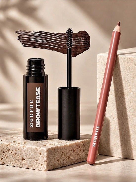 Morphe Other - Morphe Brow Tease Fiber-Infused Volumizing Brown & Junior Suite Morphe lip liner